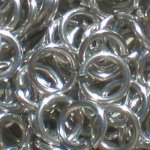 (image for) Bright Aluminum Jump Rings -INCH